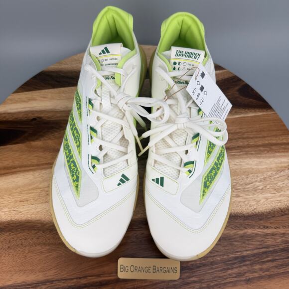 Adidas Adizero Impact TPU Baseball Cleats Green Molded MCS JQ8232 Men’s 12
